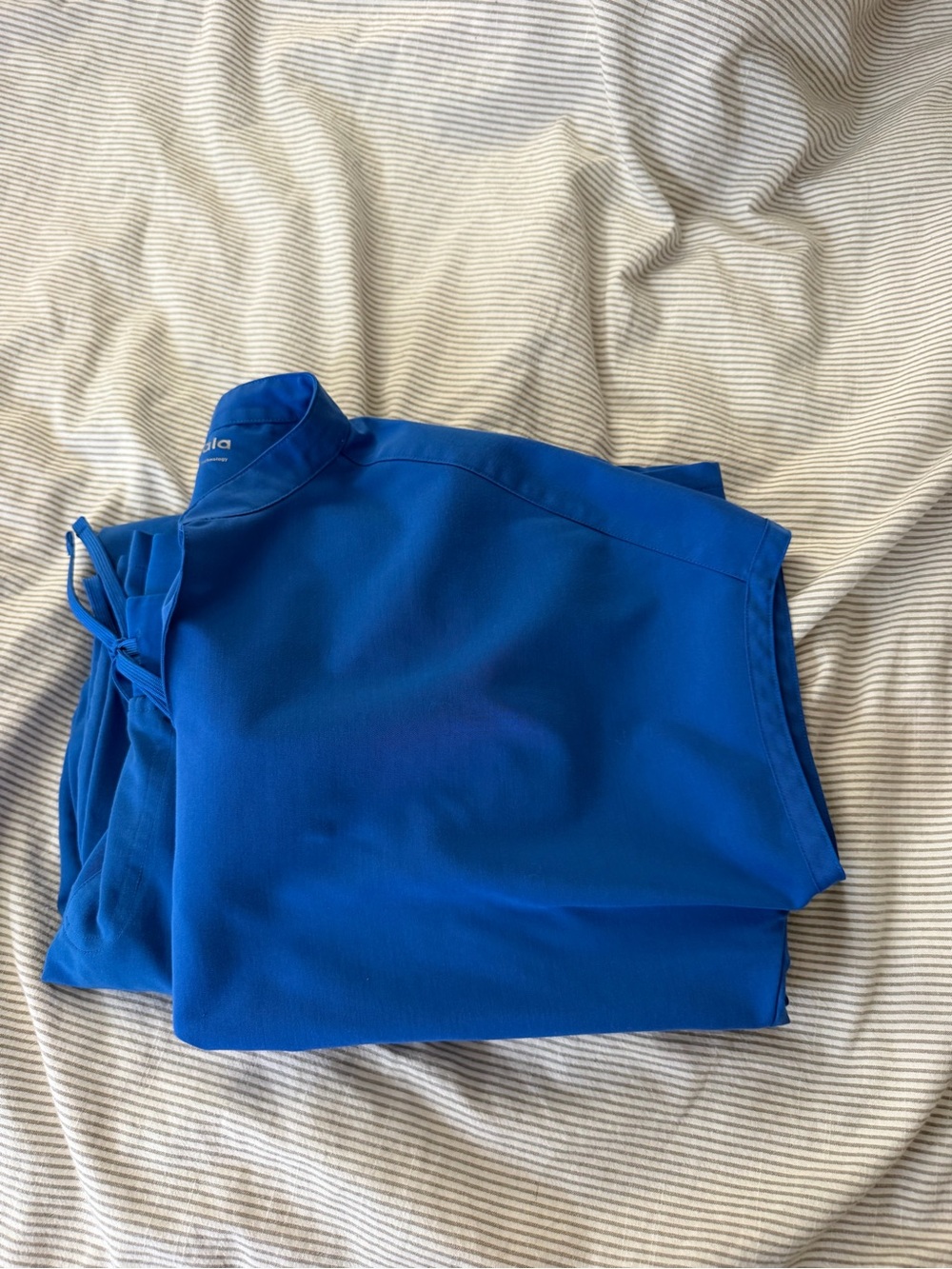 Mandala royal blue scrub set